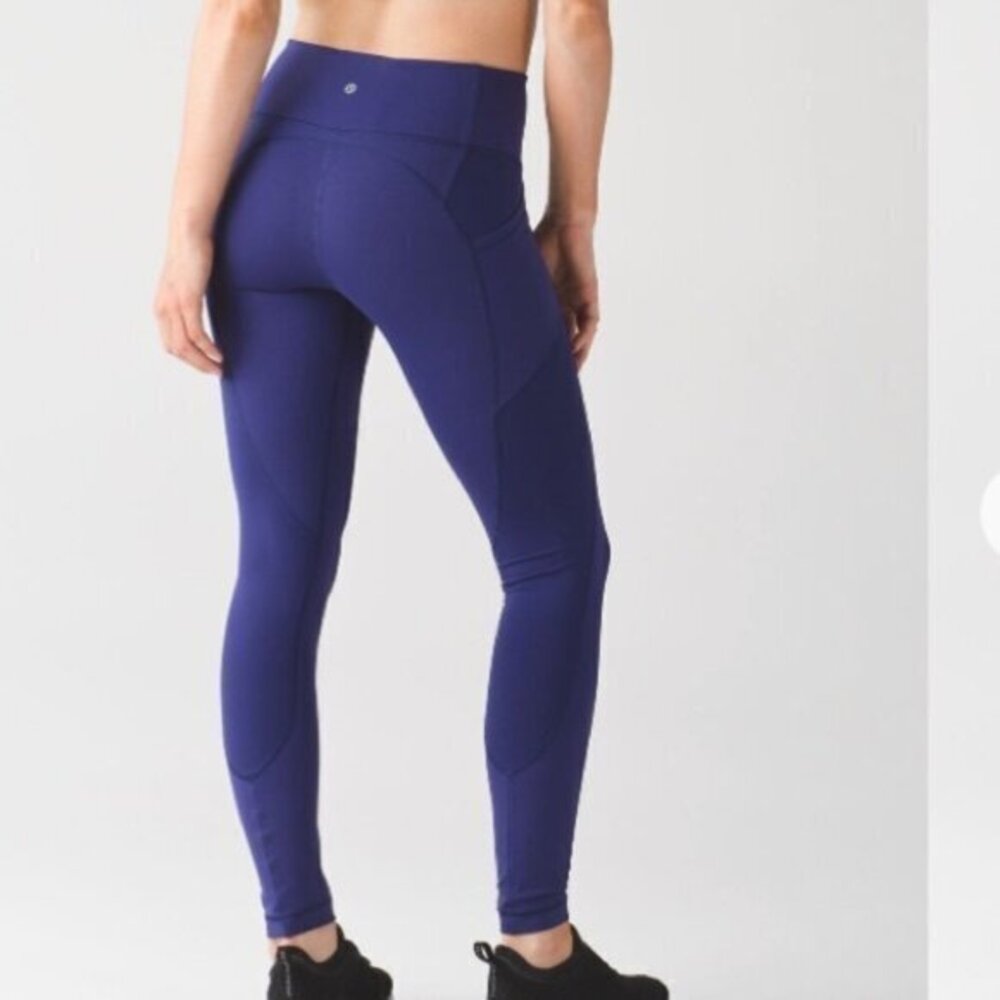 Lululemon Athletica Blue Leggings Lululemon All The Right Places Pant II size 4